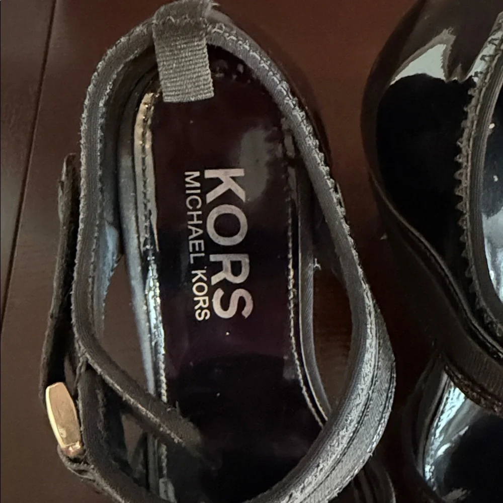 Michael Kors Glossy Black Heels